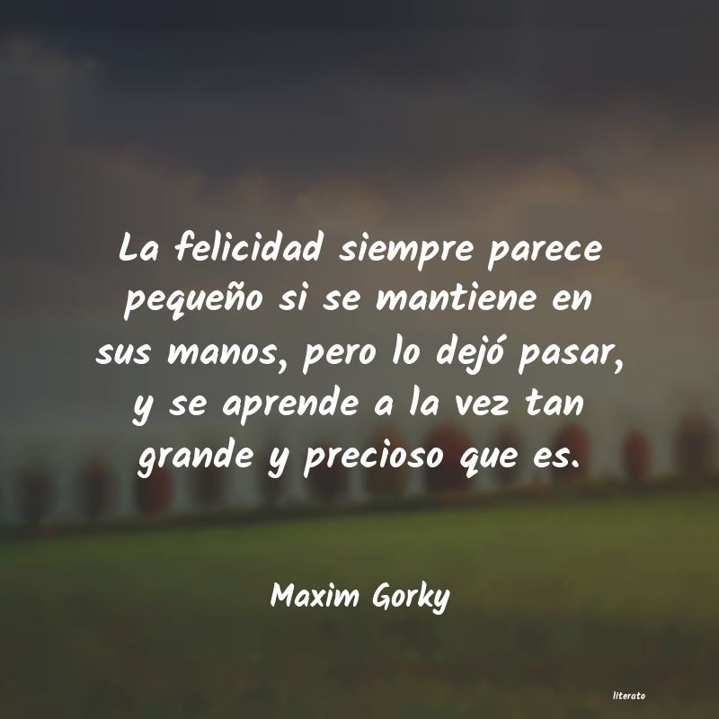 frases de Maxim Gorky