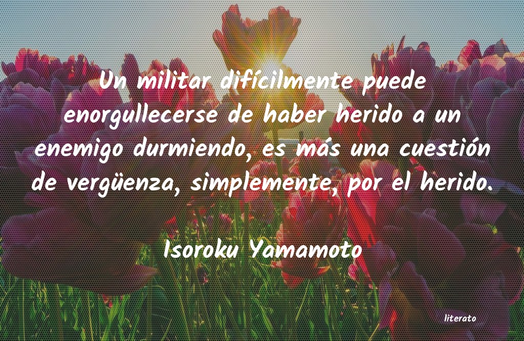frases de Isoroku Yamamoto