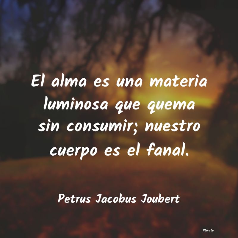 Frases de Petrus Jacobus Joubert