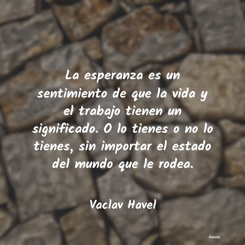 Frases de Vaclav Havel