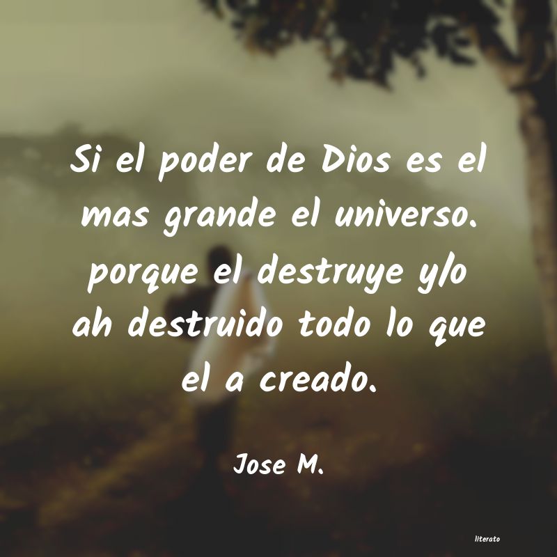 Frases Cortas de Dios Literato (70)