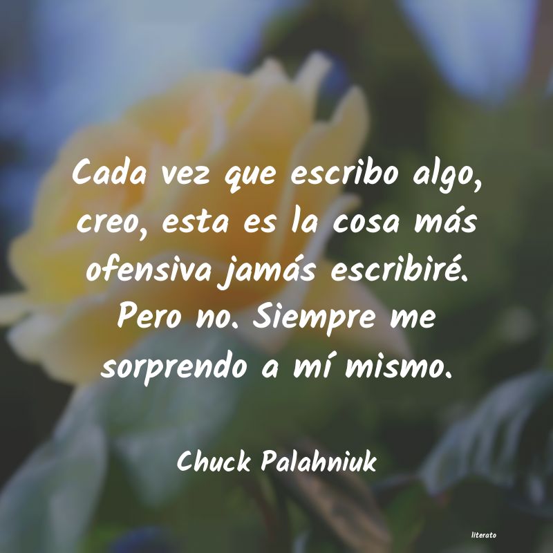 frases de Chuck Palahniuk