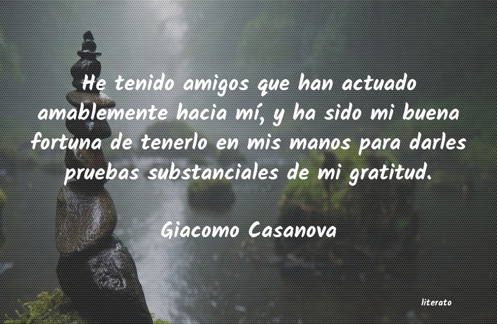 frases de Giacomo Casanova