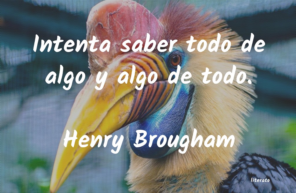 Frases de Henry Brougham