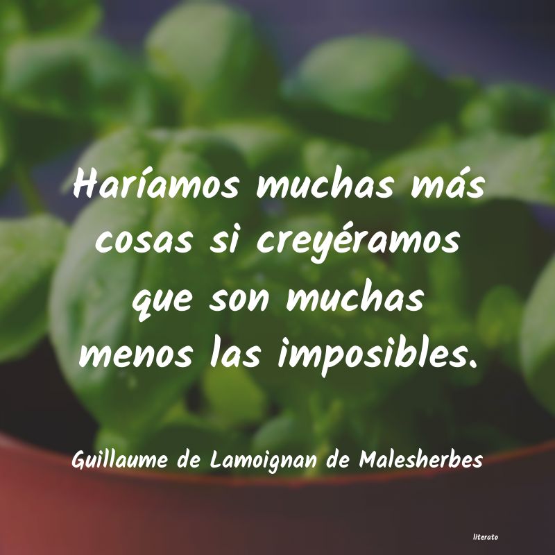 Frases de Guillaume de Lamoignan de Malesherbes