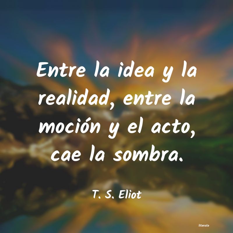 frases de T. S. Eliot