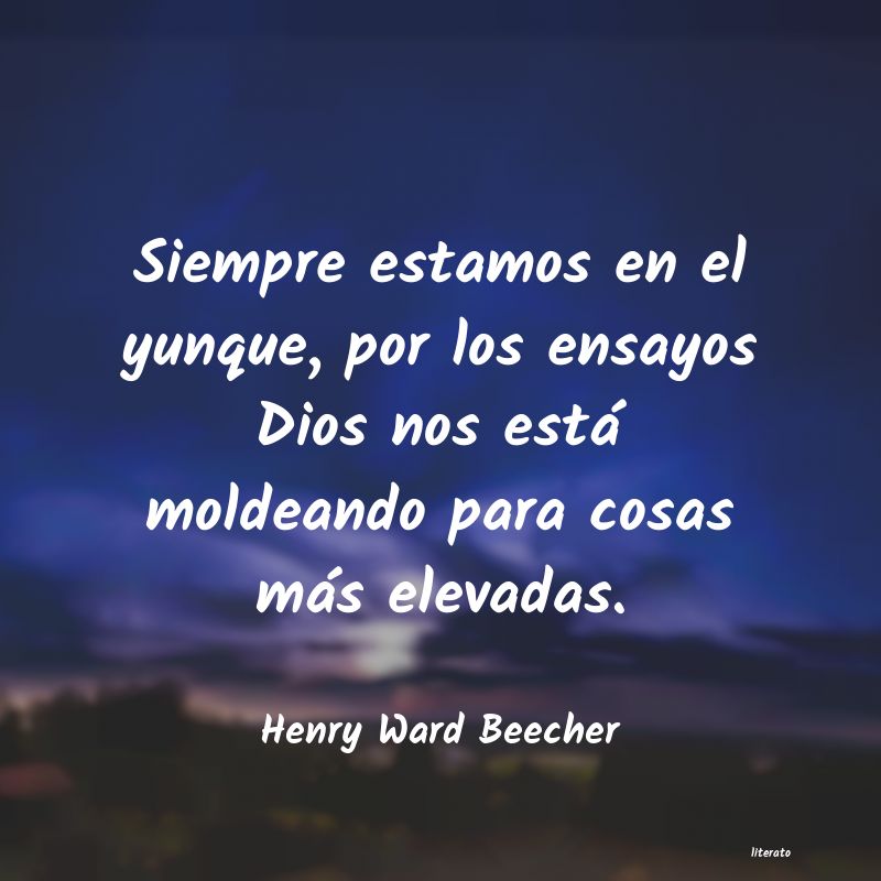 frases de Henry Ward Beecher