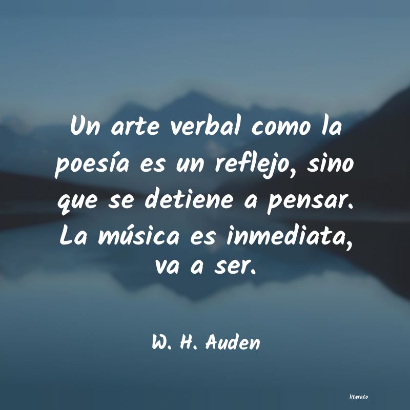 frases de W. H. Auden