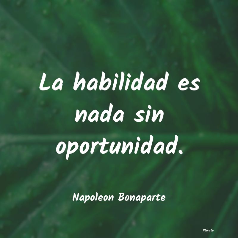 frases de Napoleon Bonaparte