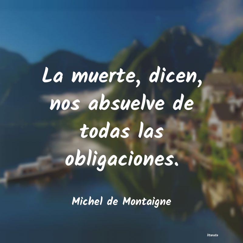 frases de Michel de Montaigne