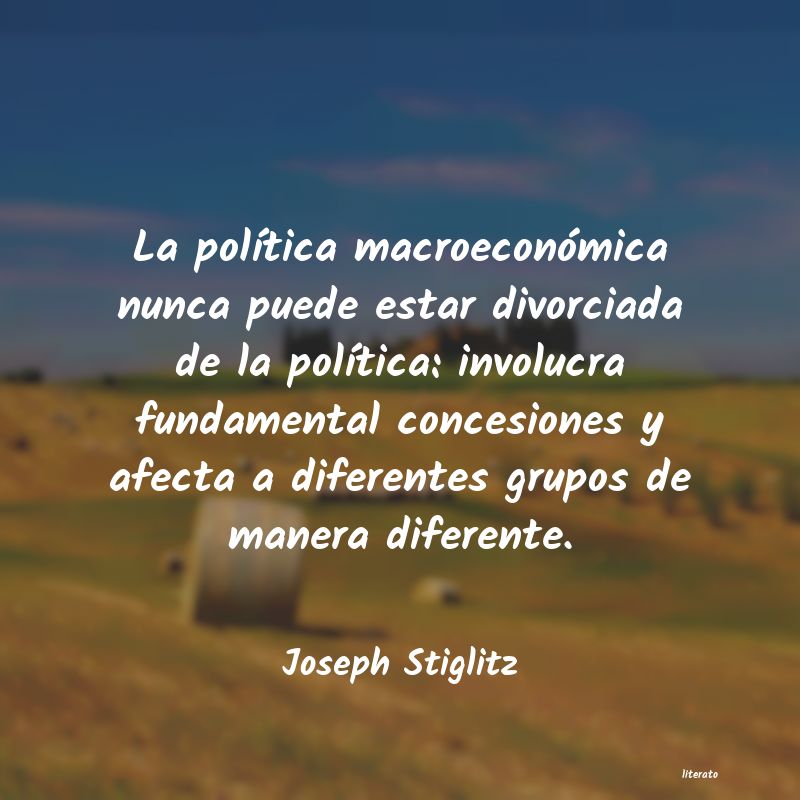 Frases de Joseph Stiglitz