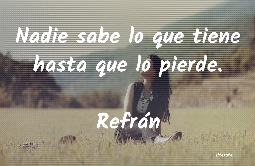 frases de Refrán
