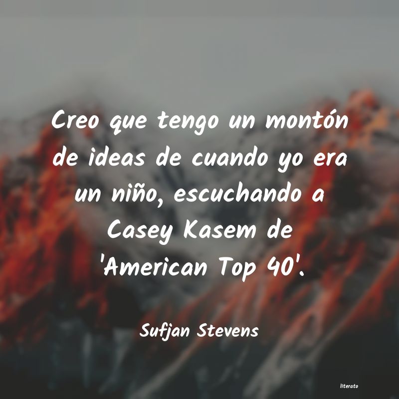 Frases de Sufjan Stevens