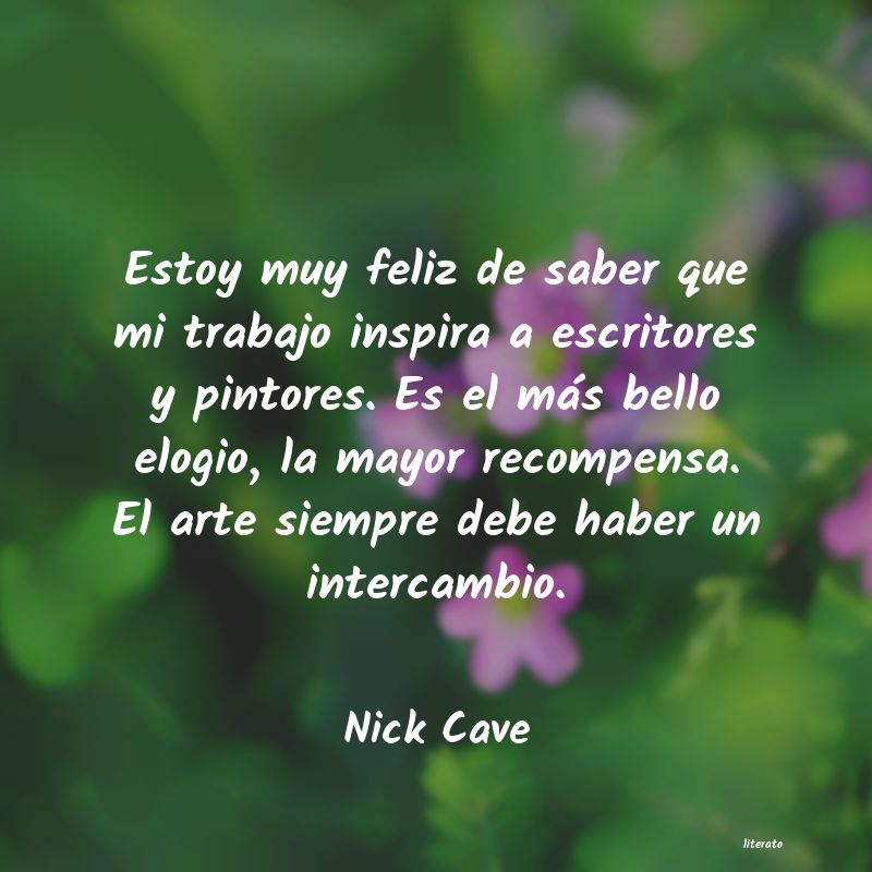 frases de Nick Cave