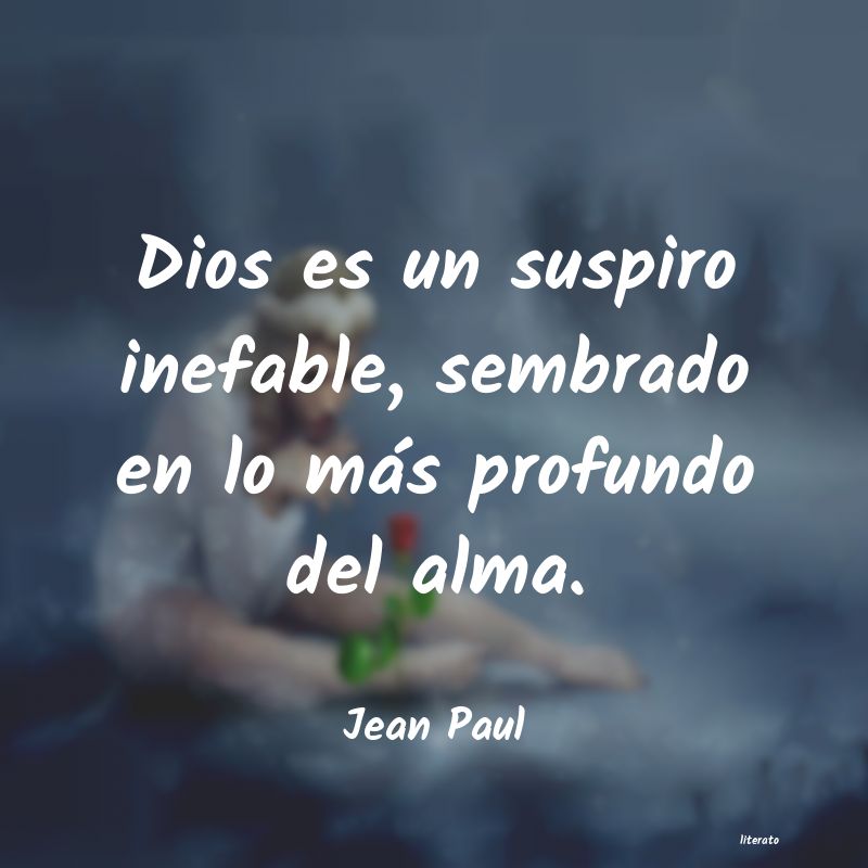 Frases de Jean Paul