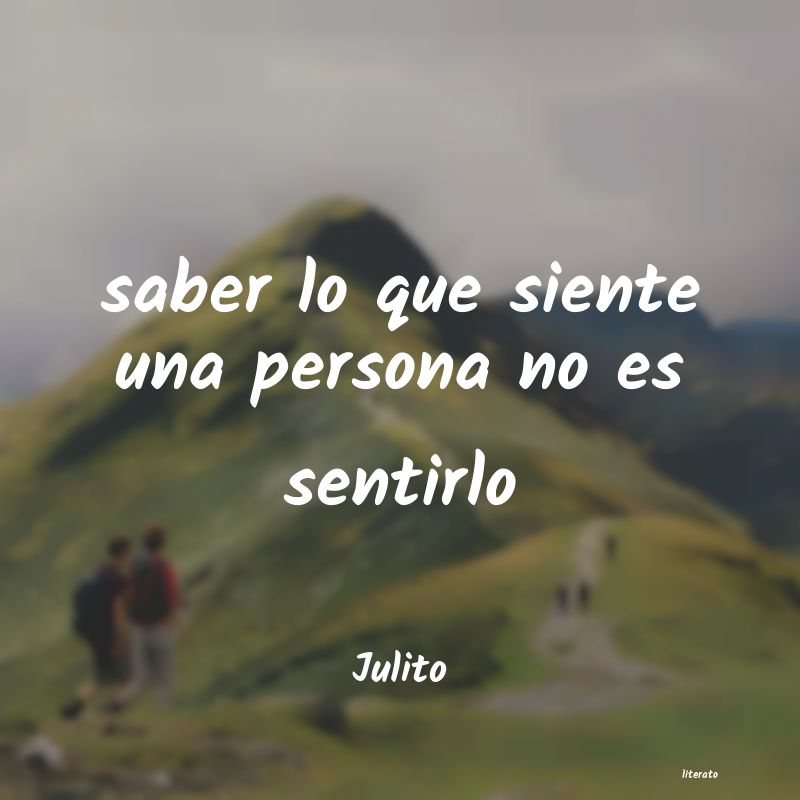 frases de Julito
