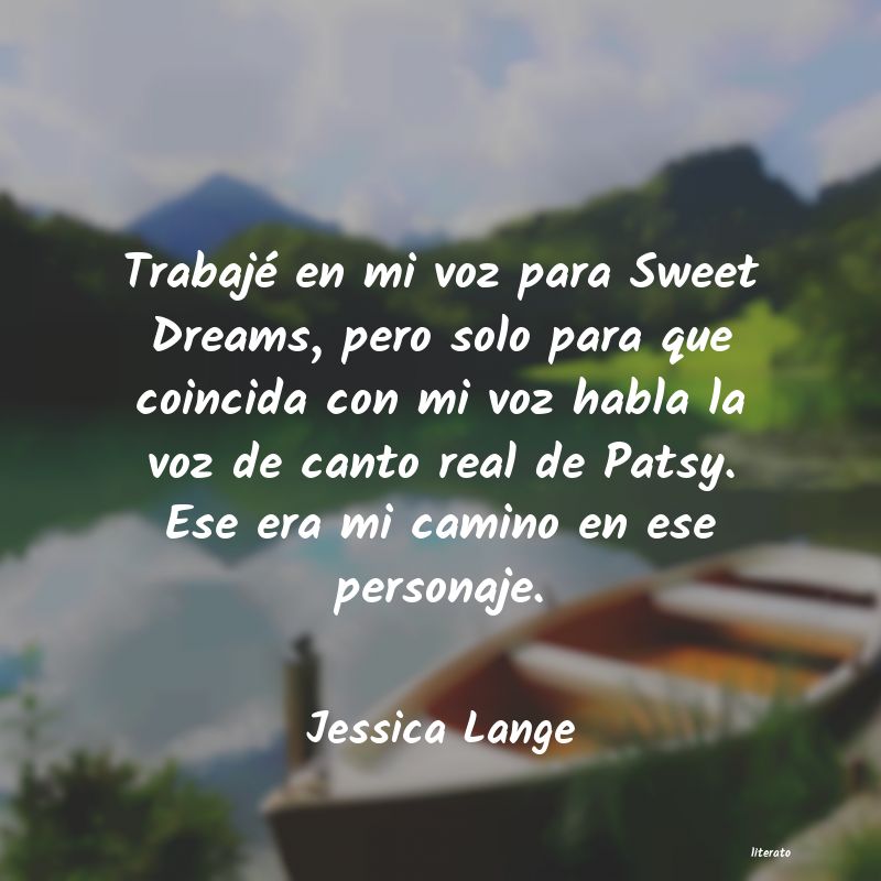 Frases de Jessica Lange