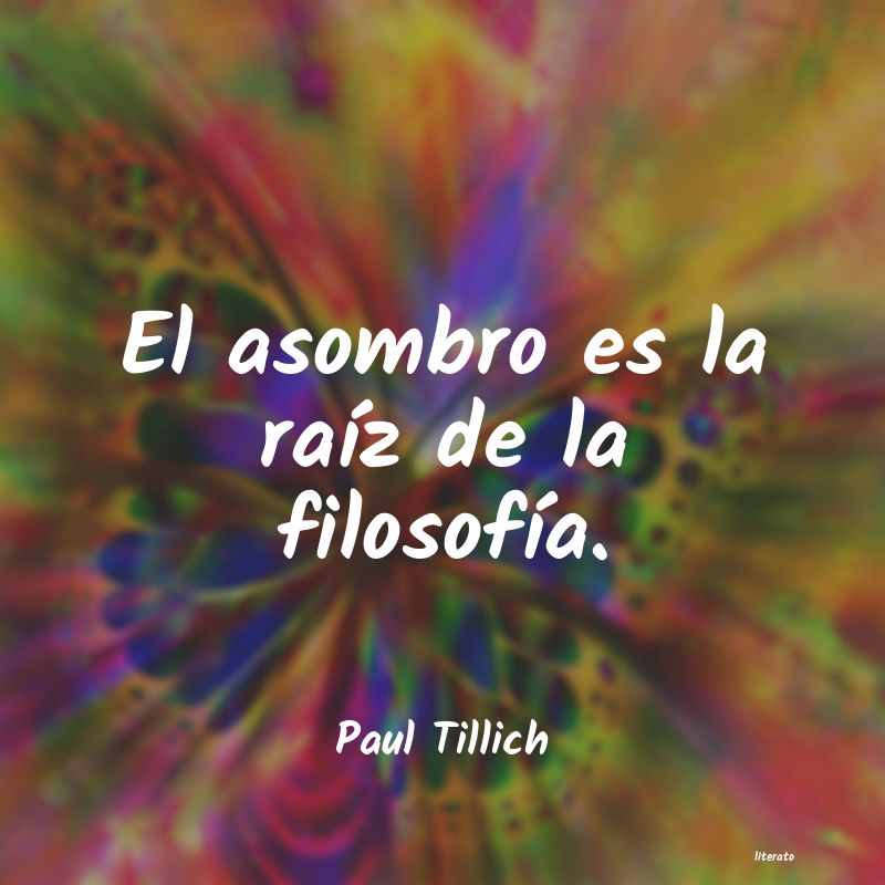 Frases de Paul Tillich