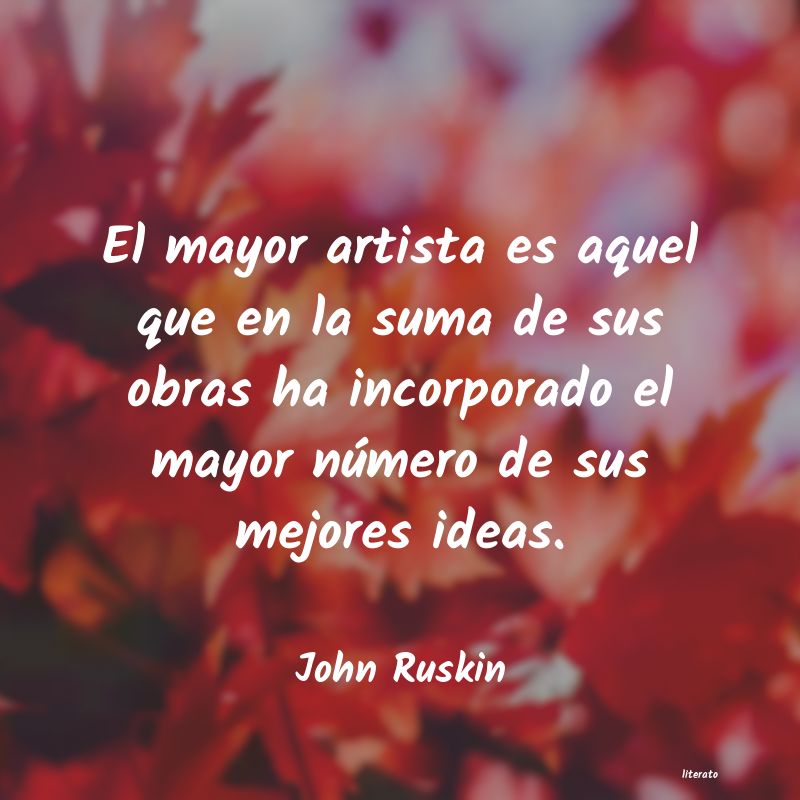 frases de John Ruskin