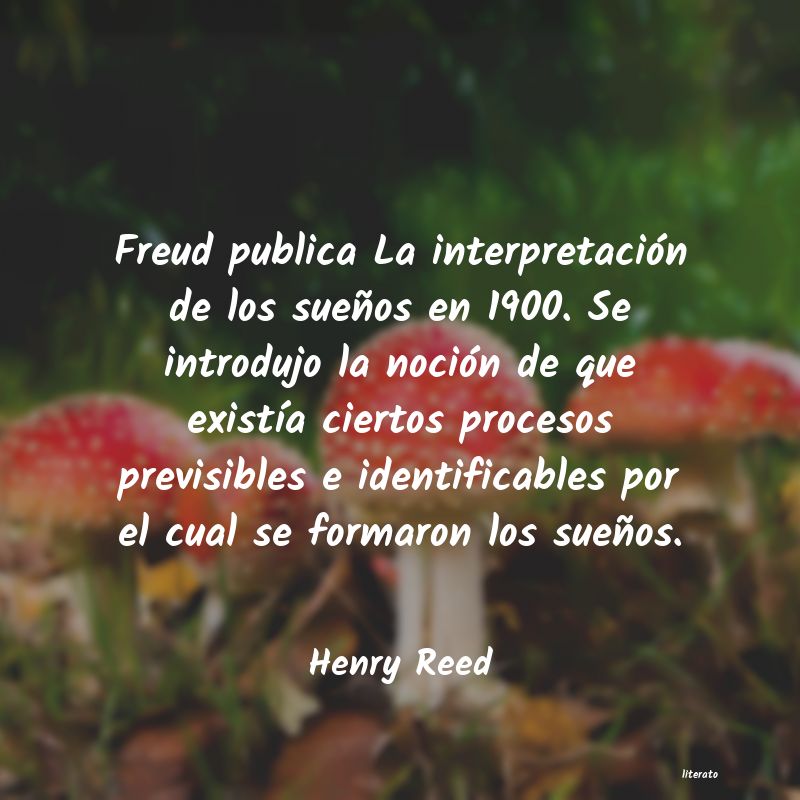 frases de Henry Reed
