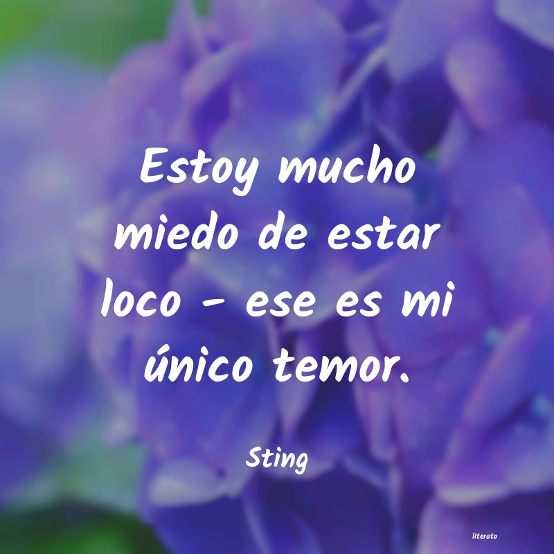 Frases de Sting