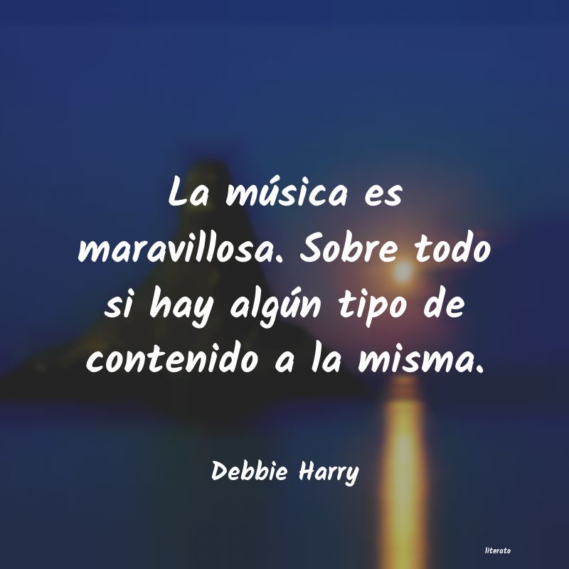 frases de Debbie Harry