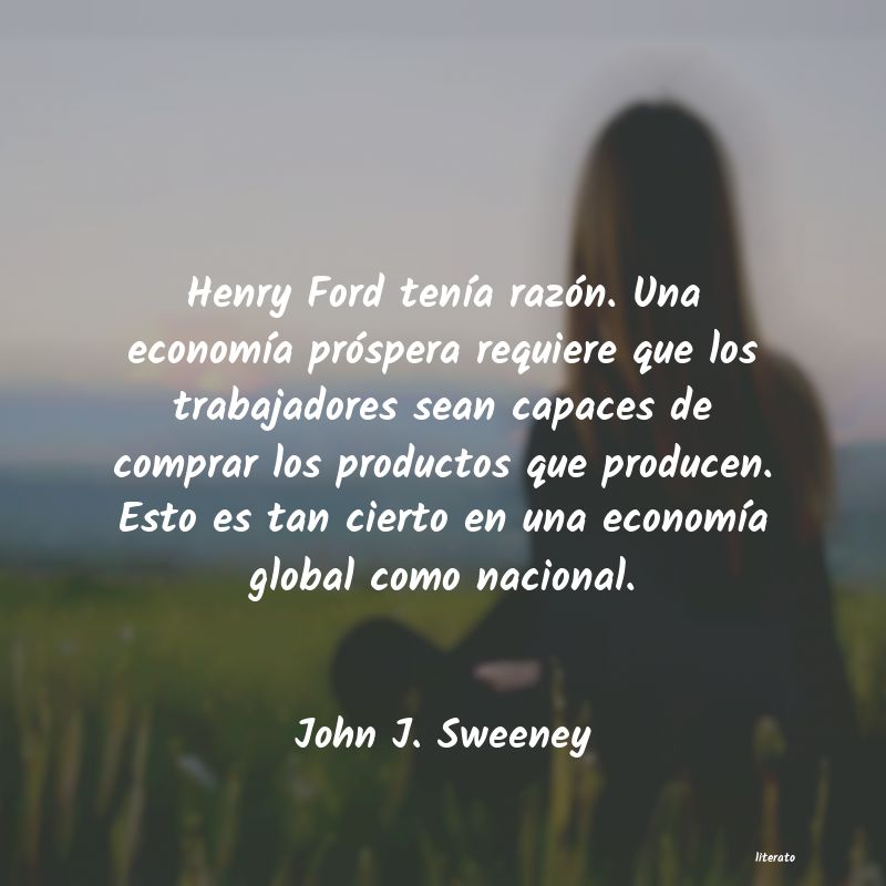 Frases de John J. Sweeney