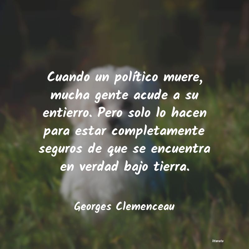 Frases de Georges Clemenceau