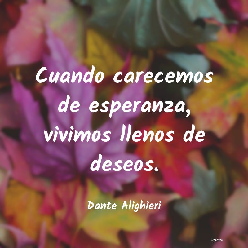 frases de Dante Alighieri