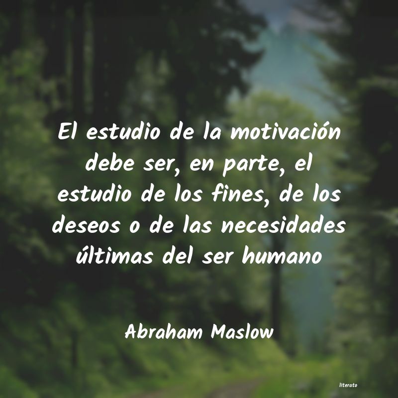 Frases de Abraham Maslow