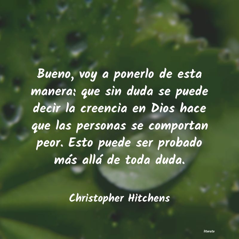 Frases de Christopher Hitchens