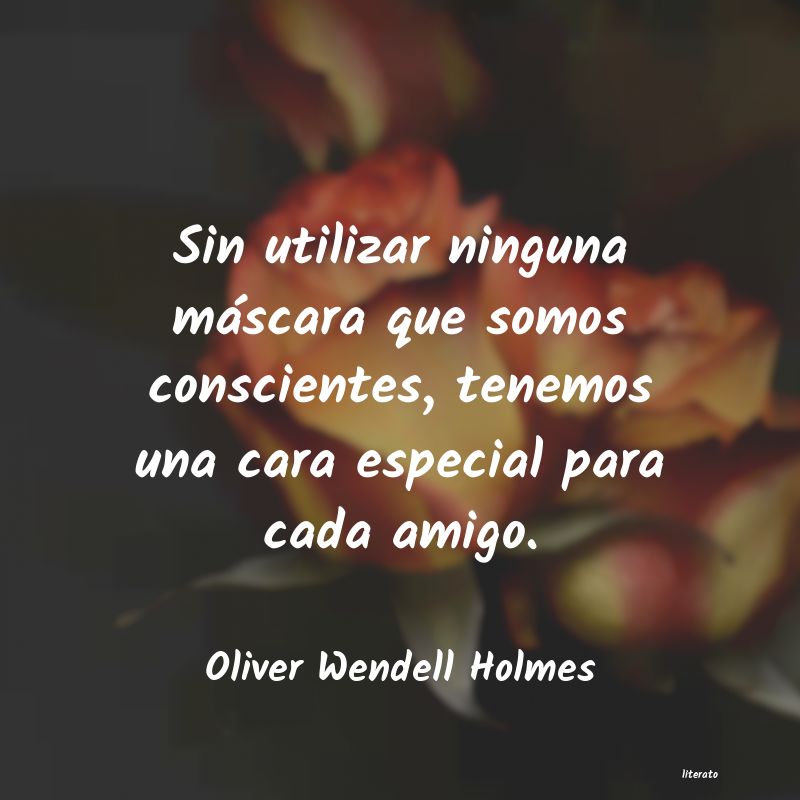frases de Oliver Wendell Holmes