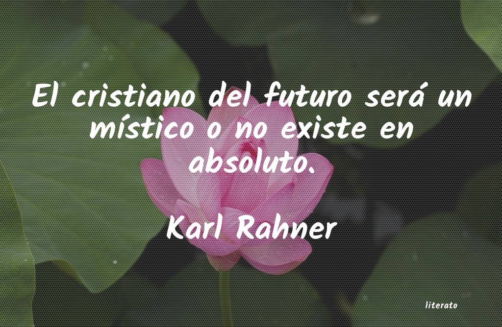 Frases de Karl Rahner
