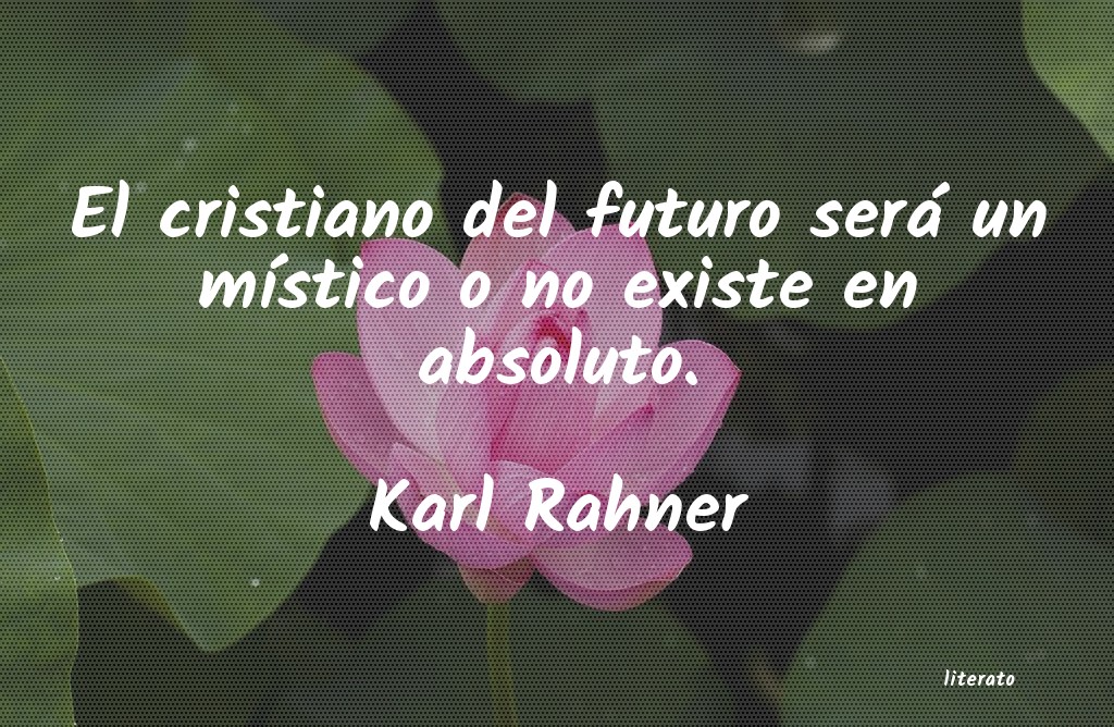 frases de Karl Rahner