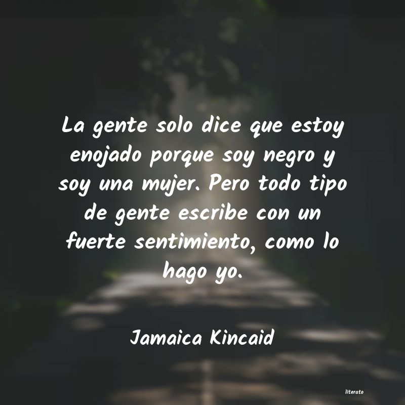 Frases de Jamaica Kincaid