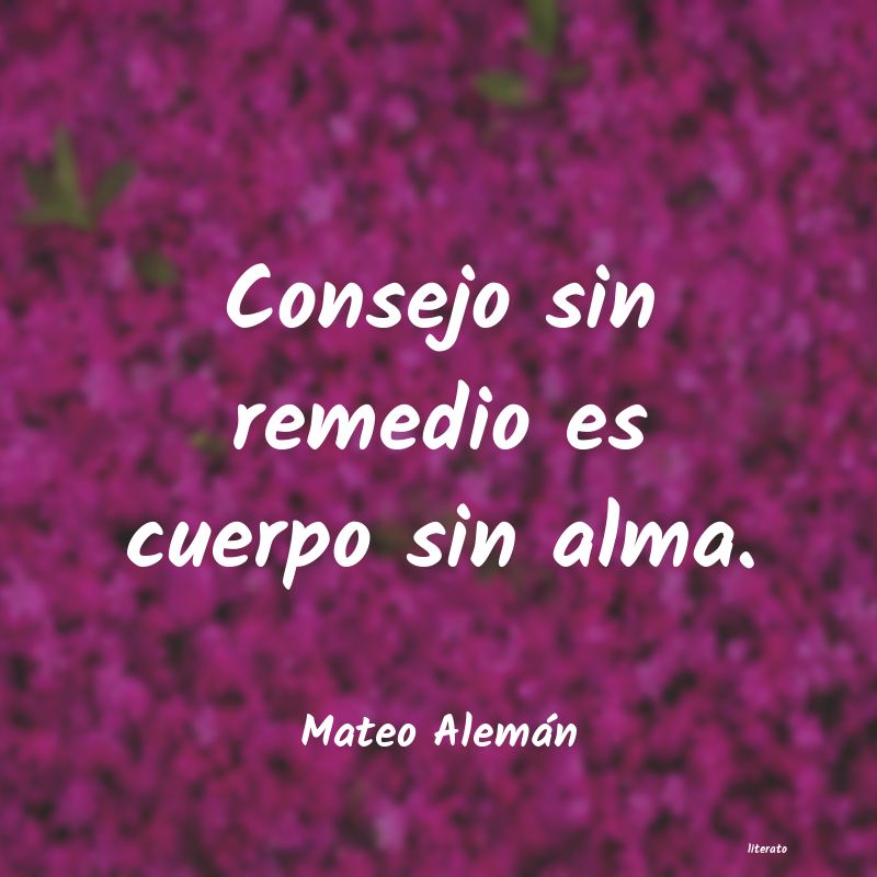 Frases de Mateo Alemán