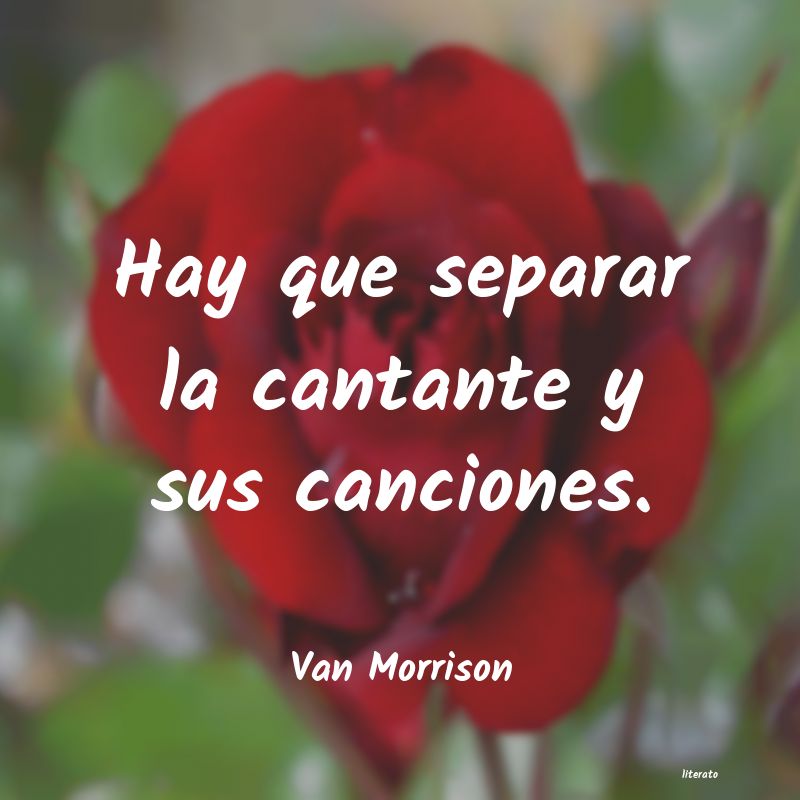 Frases de Van Morrison