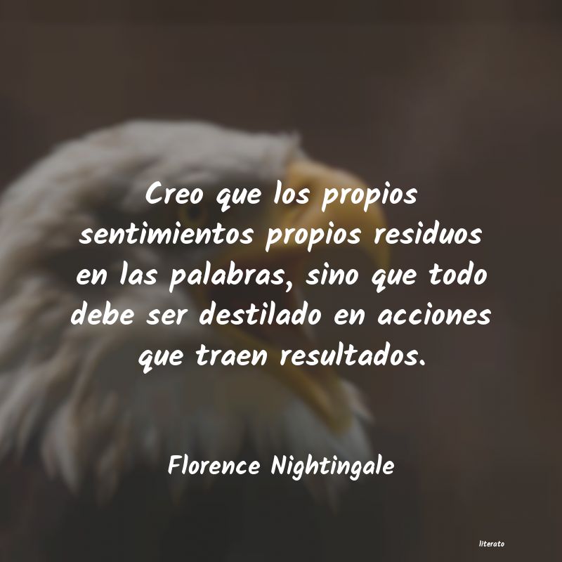 frases de Florence Nightingale