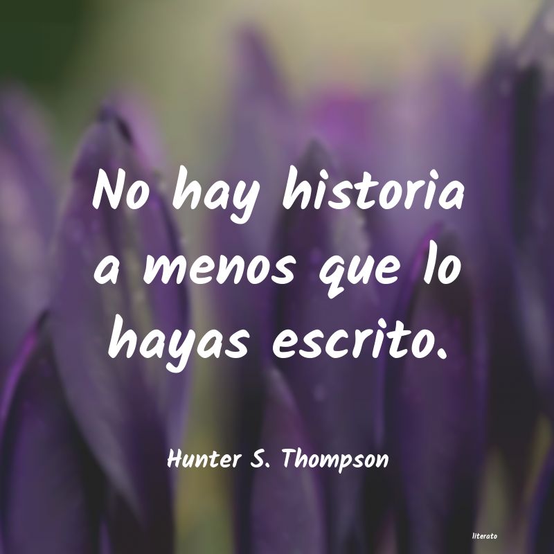 Frases de Hunter S. Thompson