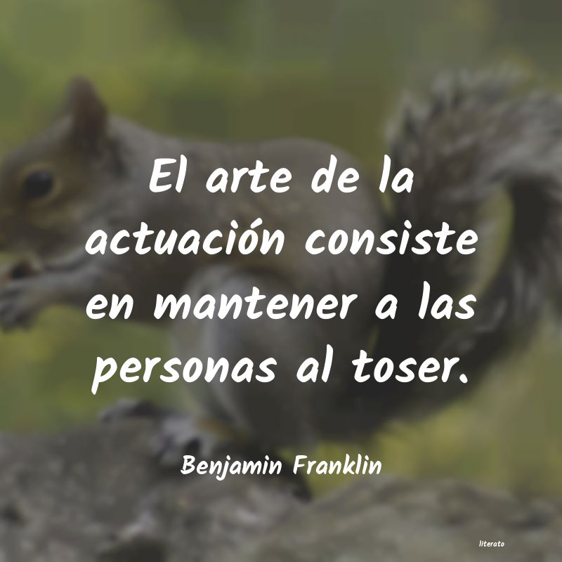 Frases de Benjamin Franklin