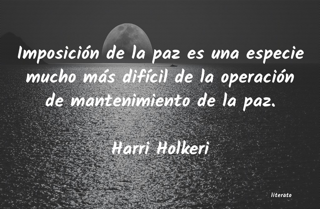 Frases de Harri Holkeri