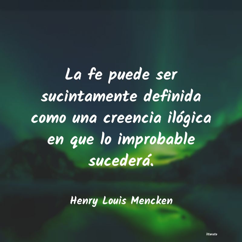 Frases de Henry Louis Mencken