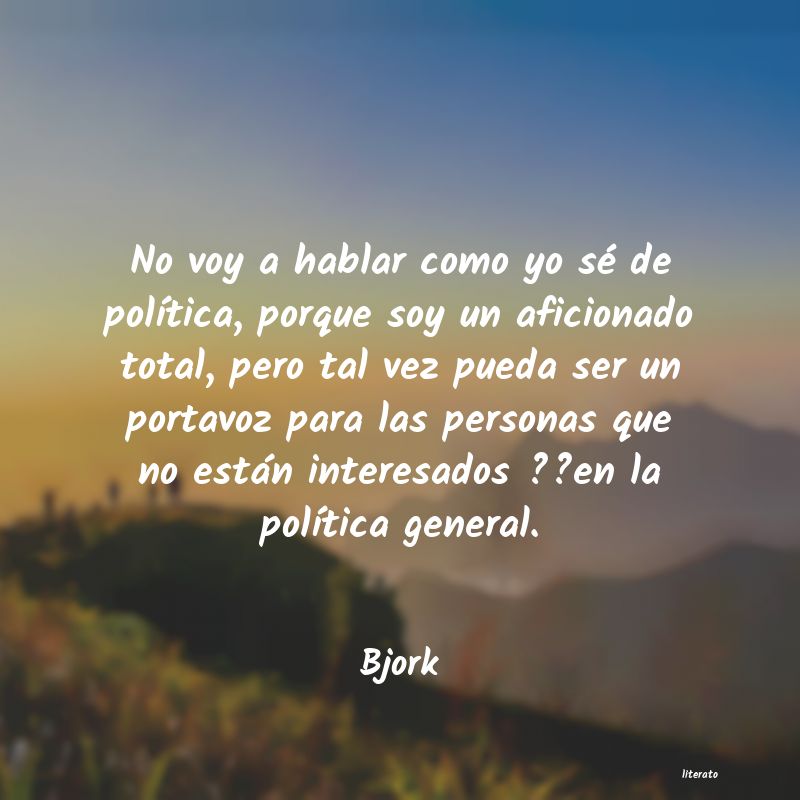 Frases de Bjork