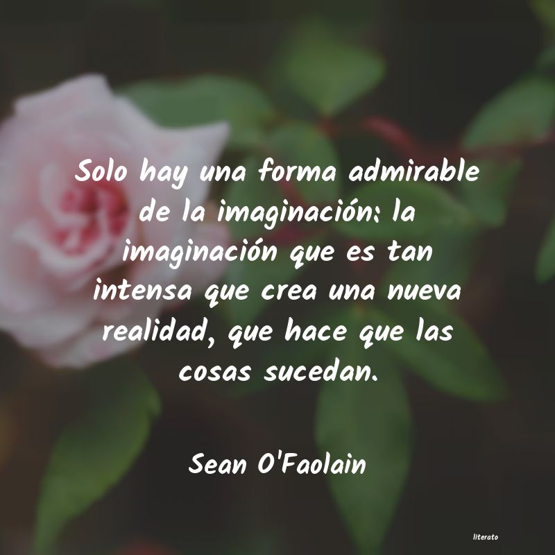 Frases de Sean O'Faolain