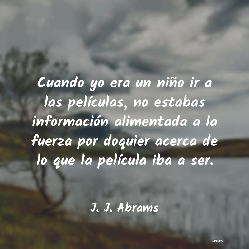 Frases de J. J. Abrams