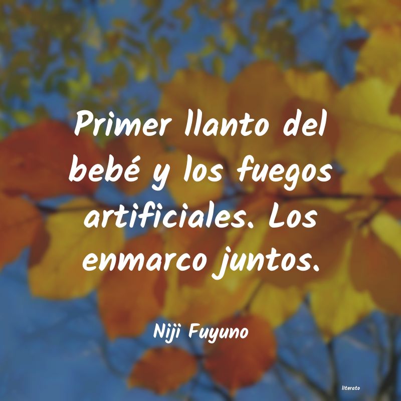 Frases de Niji Fuyuno