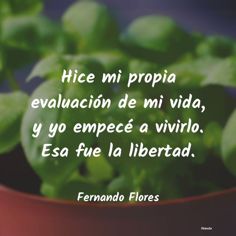 Frases de Fernando Flores