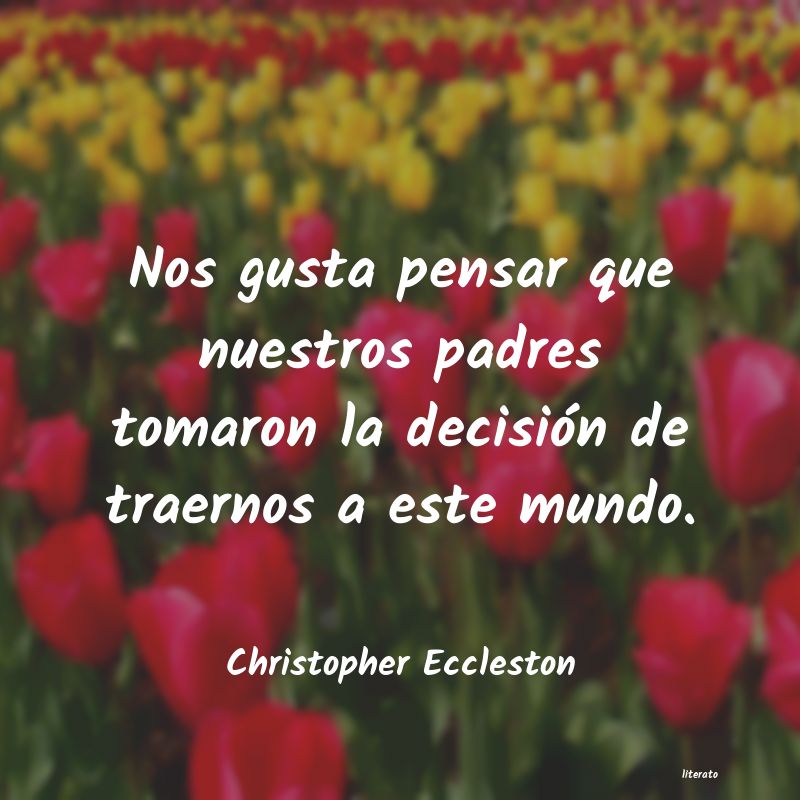 frases de Christopher Eccleston