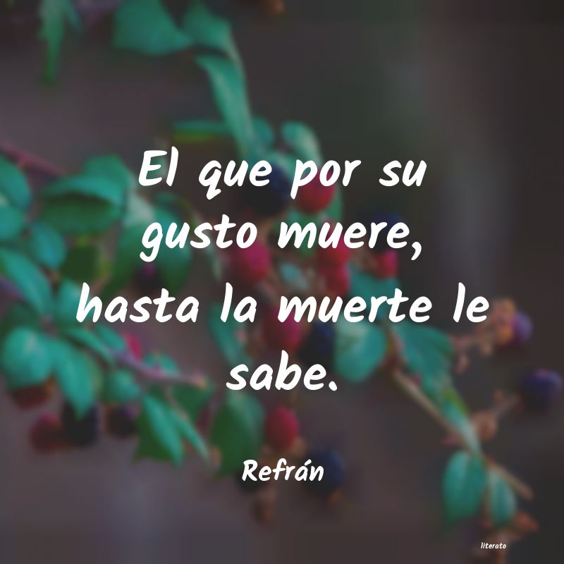 Frases de Refrán