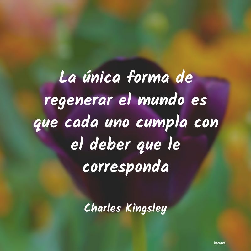 Frases de Charles Kingsley